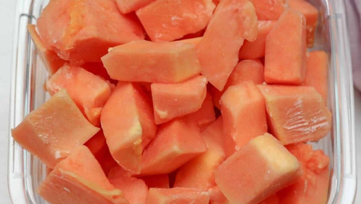Frozen Papaya